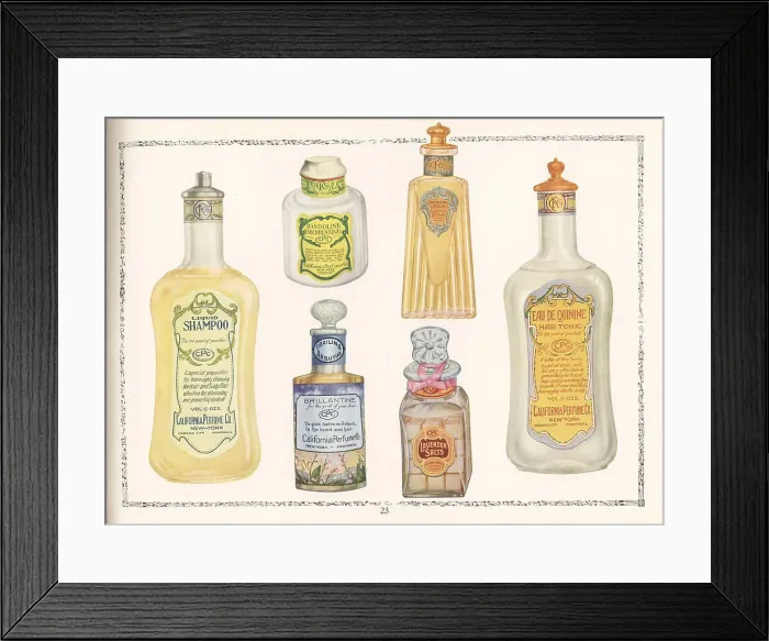 Framed Print : CPC brand cosmetics from 1927 Framed Print : CPC brand cosmetics from 1927