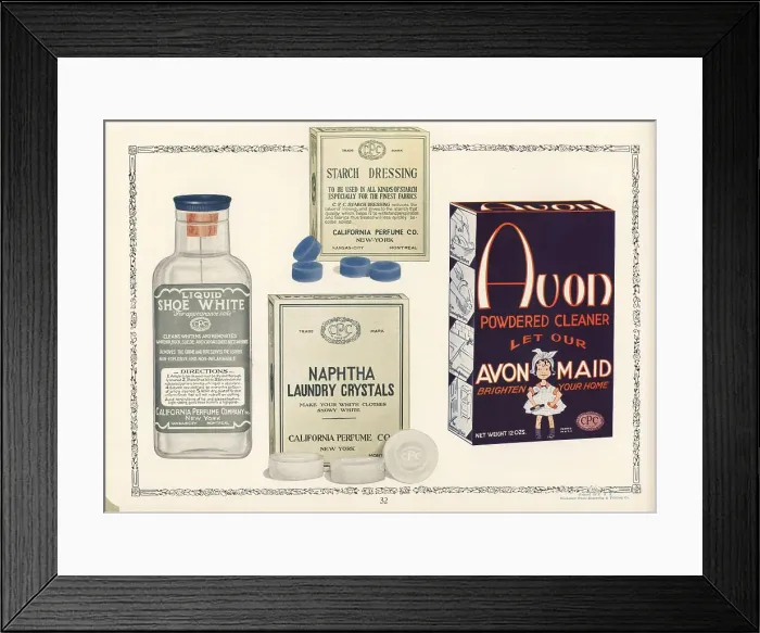 Framed Print : CPC brand cleaning products, 1927 Framed Print : CPC brand cleaning products, 1927