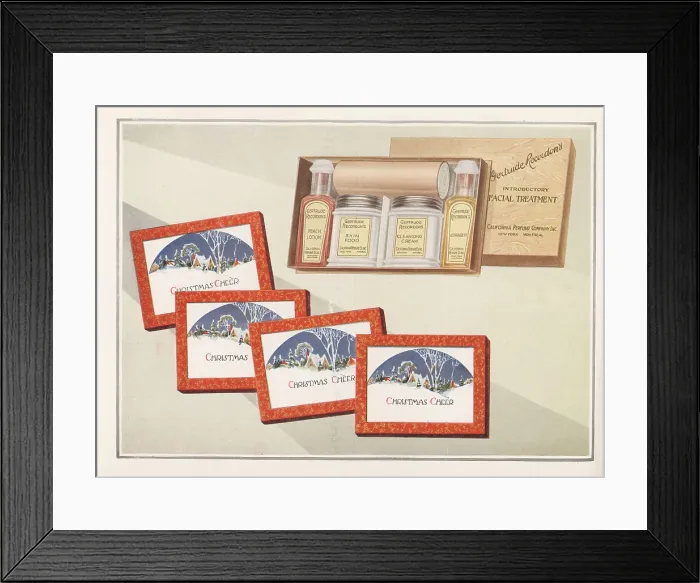 Framed Print : CPC cosmetics brand Christmas ideas, 1927 Framed Print : CPC cosmetics brand Christmas ideas, 1927