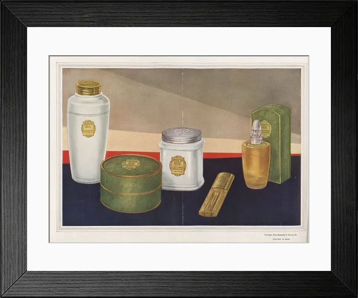 Framed Print : American Ideal brand cosmetics from CPC, 1927 Framed Print : American Ideal brand cosmetics from CPC, 1927