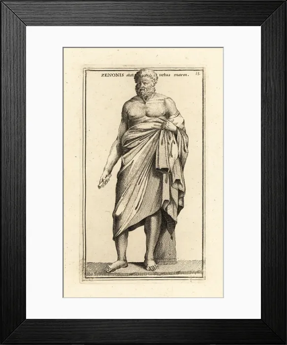 Framed Print : Statue of Zeno of Elea, Greek philosopher and mathematician Framed Print : Statue of Zeno of Elea, Greek philosopher and mathematician