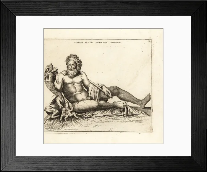 Framed Print : Statue of the Tiber River, with oar and cornucopia, Louvre Framed Print : Statue of the Tiber River, with oar and cornucopia, Louvre