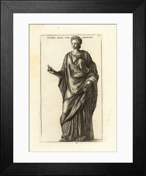 Framed Print : Statue of Flora, Roman goddess of flowers and spring Framed Print : Statue of Flora, Roman goddess of flowers and spring
