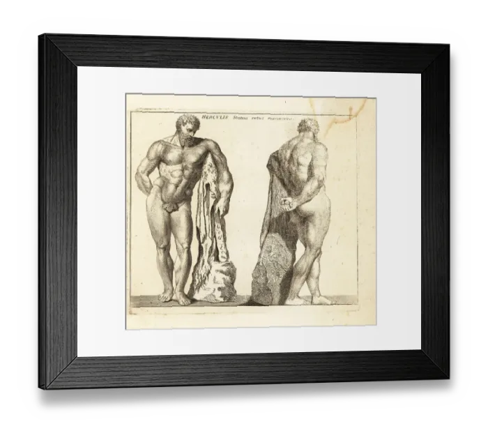Framed Print : The Farnese Hercules, Museo Archeologico Nazionale in Naples Framed Print : The Farnese Hercules, Museo Archeologico Nazionale in Naples