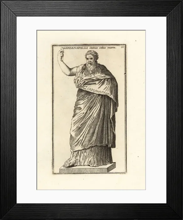 Framed Print : Statue of the Greek god Dionysus as an old man Framed Print : Statue of the Greek god Dionysus as an old man
