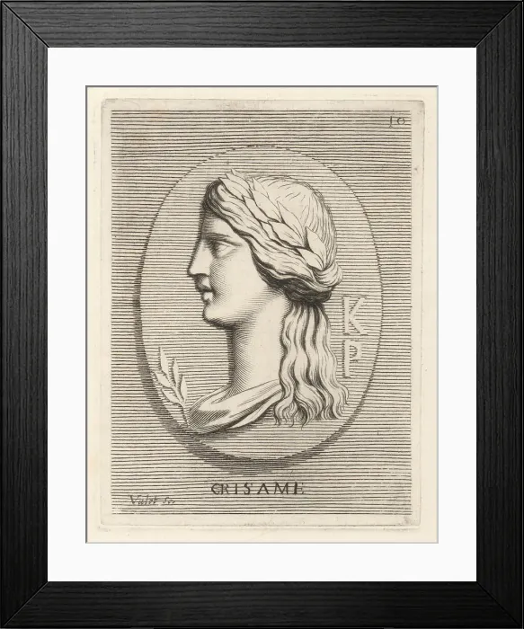 Framed Print : Chrysame, Thessalian priestess and herbalist Framed Print : Chrysame, Thessalian priestess and herbalist