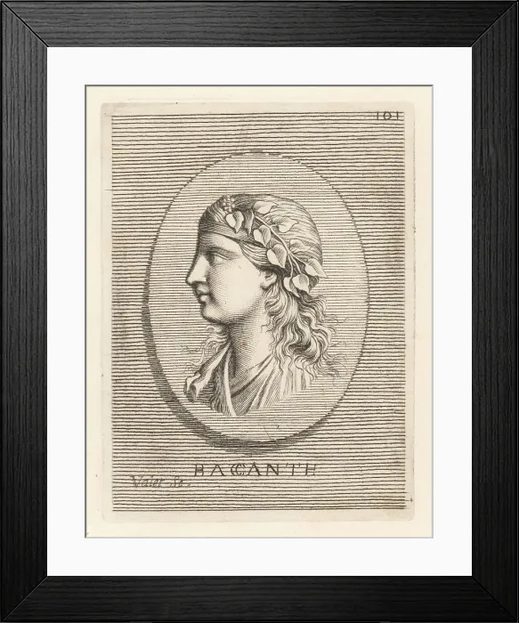 Framed Print : One of the Bacchantes or Bacchae Framed Print : One of the Bacchantes or Bacchae