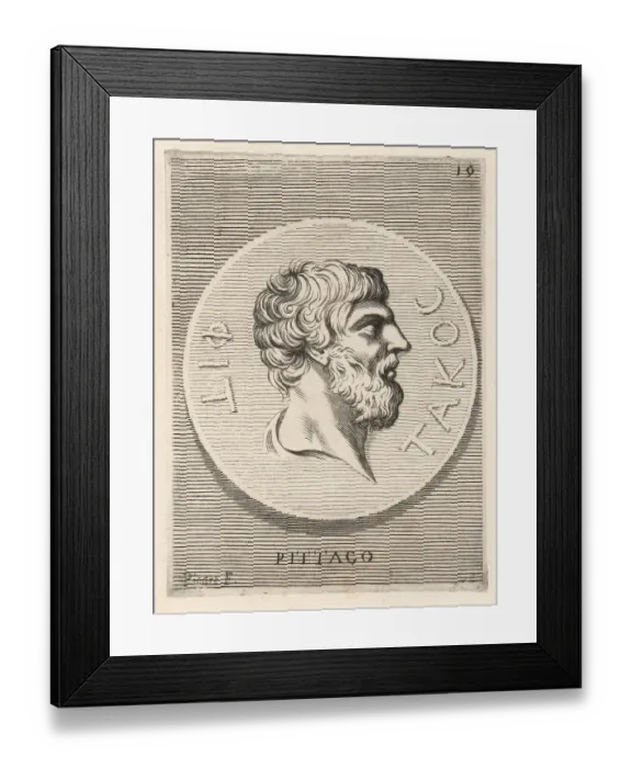Framed Print : Pittacus of Mytiline, one of the Seven Sages of Greece, c. 640-5 Framed Print : Pittacus of Mytiline, one of the Seven Sages of Greece, c. 640-5
