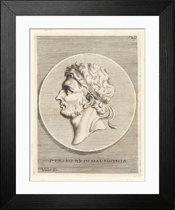 Framed Print : Perseus, last king of the Antigonid dynasty in Macedon, c. 212-1 Framed Print : Perseus, last king of the Antigonid dynasty in Macedon, c. 212-1