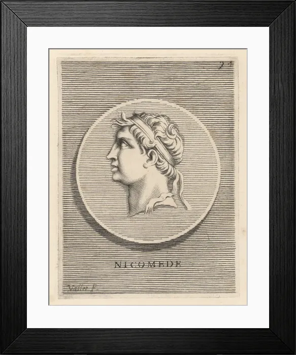 Framed Print : Nicomedes II Epiphanes, king of Bithynia from 149 to c. 127 BC Framed Print : Nicomedes II Epiphanes, king of Bithynia from 149 to c. 127 BC