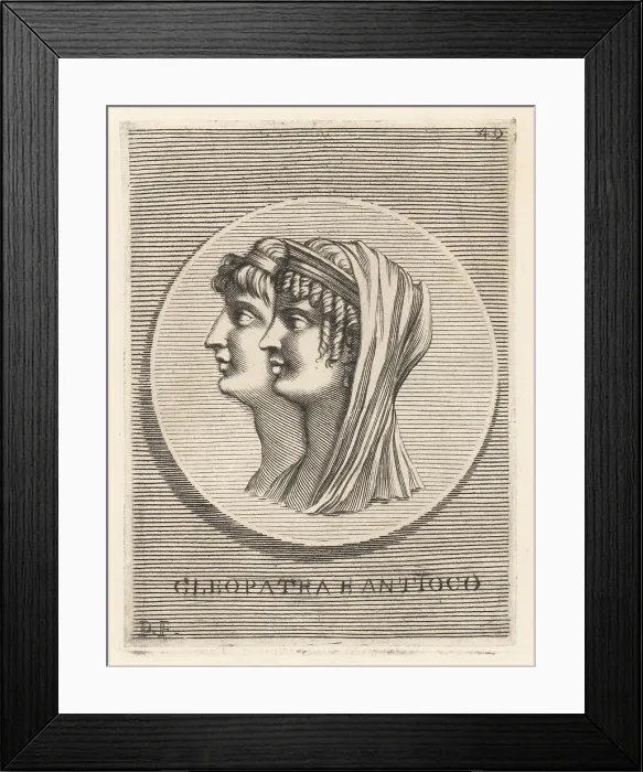 Framed Print : Cleopatra Thea and her son Antiochus VIII, rulers of the Seleuci Framed Print : Cleopatra Thea and her son Antiochus VIII, rulers of the Seleuci