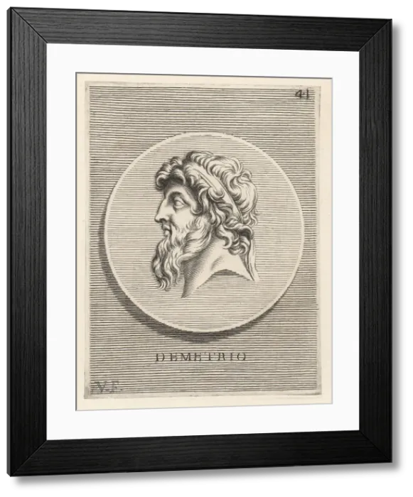 Framed Print : Demetrius II, called Nicator, Seleucid Emperor, died 125 BC Framed Print : Demetrius II, called Nicator, Seleucid Emperor, died 125 BC