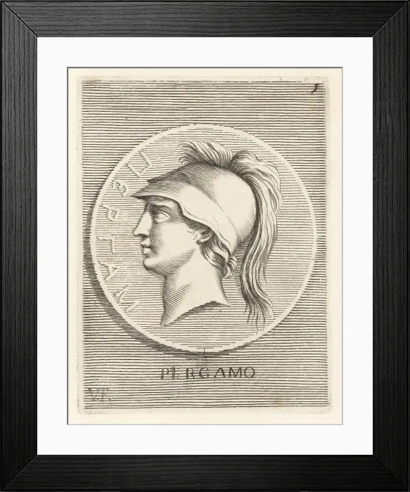 Framed Print : Pergamus, mythical founder of the city of Pergamum Framed Print : Pergamus, mythical founder of the city of Pergamum