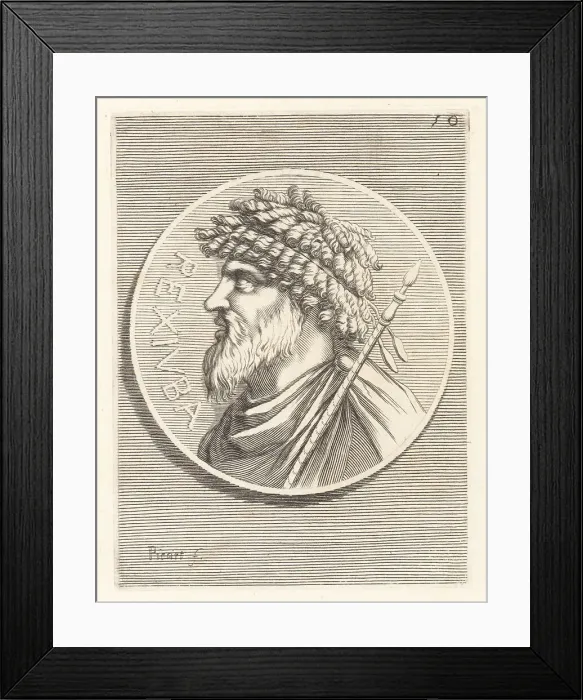 Framed Print : King Juba I of Numidia, king of Numidia, c. 85-46 BC Framed Print : King Juba I of Numidia, king of Numidia, c. 85-46 BC