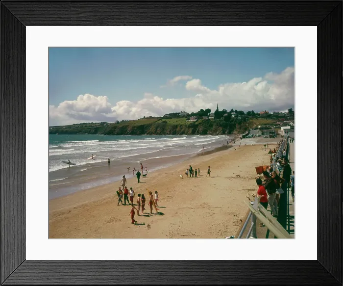 Framed Print : The Beach, Tramore, County Waterford, Republic of Ireland - original photography (2 / 4). Date: circa 1960s Framed Print : The Beach, Tramore, County Waterford, Republic of Ireland - original photography (2 / 4). Date: circa 1960s