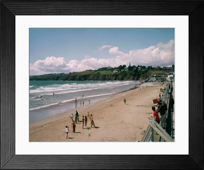 Framed Print : The Beach, Tramore, County Waterford, Republic of Ireland - original photography (4 / 4). Date: circa 1960s Framed Print : The Beach, Tramore, County Waterford, Republic of Ireland - original photography (4 / 4). Date: circa 1960s
