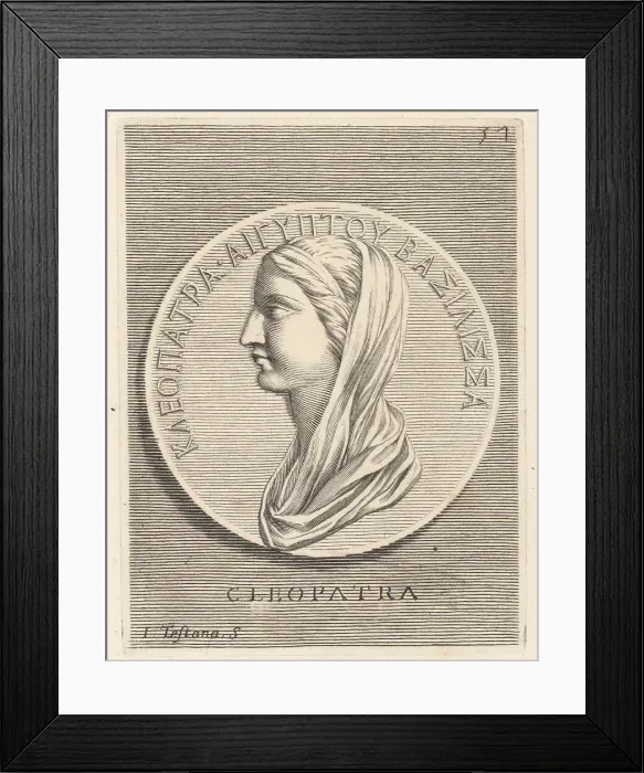 Framed Print : Cleopatra VII Philopator, Queen of Egypt from 51 to 30 BC Framed Print : Cleopatra VII Philopator, Queen of Egypt from 51 to 30 BC