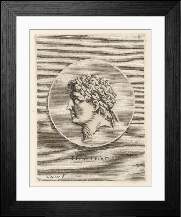 Framed Print : Philetaerus, Athenian comedy writer of the 4th century BC Framed Print : Philetaerus, Athenian comedy writer of the 4th century BC