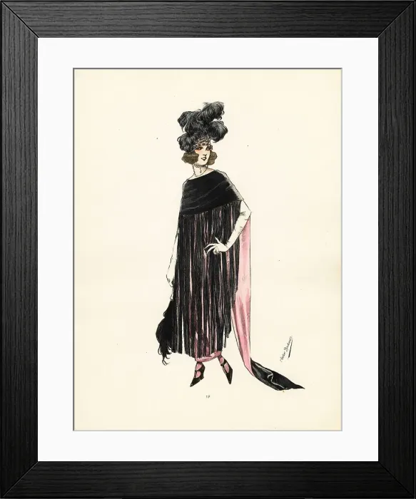 Framed Print : Woman in Domino fancy dress costume Framed Print : Woman in Domino fancy dress costume