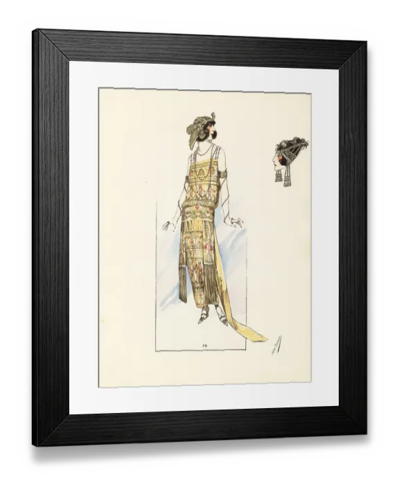 Framed Print : Women in fancy dress costumes as an Egyptian queen Framed Print : Women in fancy dress costumes as an Egyptian queen