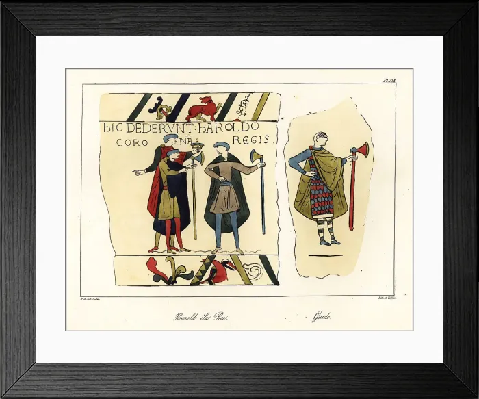 Framed Print : Harold Godwinson is offered the crown of England, 1066 Framed Print : Harold Godwinson is offered the crown of England, 1066