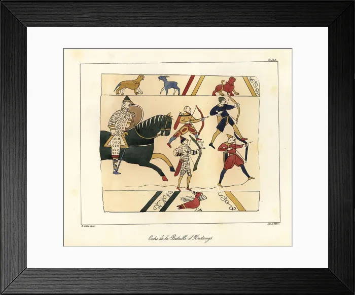Framed Print : Norman archers lead the cavalry into the Battle of Hastings Framed Print : Norman archers lead the cavalry into the Battle of Hastings