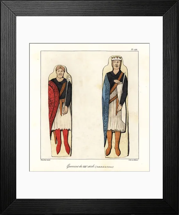 Framed Print : Warriors of the 12th century from Lisieux Cathedral Framed Print : Warriors of the 12th century from Lisieux Cathedral