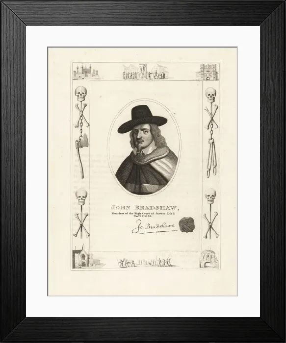 Framed Print : John Bradshaw, President of the High Court of Justice, died 1659 Framed Print : John Bradshaw, President of the High Court of Justice, died 1659
