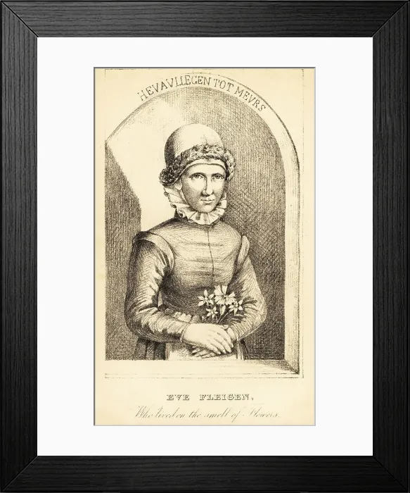Framed Print : Eve Flegen, the Maiden of Meurs, 17th century Framed Print : Eve Flegen, the Maiden of Meurs, 17th century