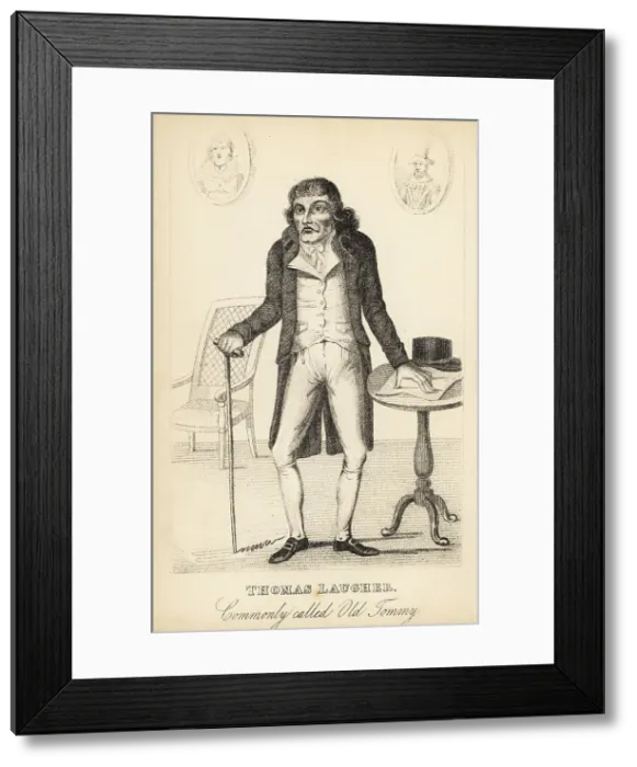 Framed Print : Thomas Laugher, commonly called Old Tommy, 1700-1812 Framed Print : Thomas Laugher, commonly called Old Tommy, 1700-1812