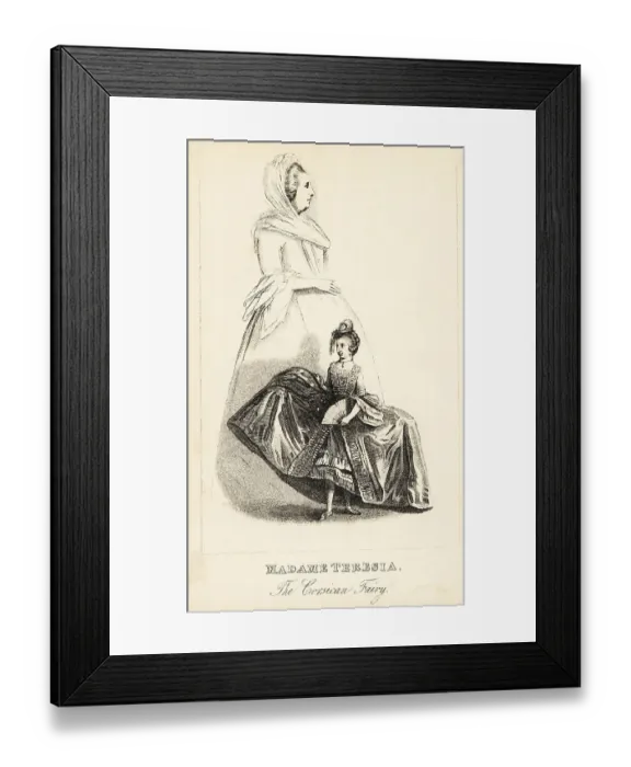 Framed Print : Madame Teresia, the Corsican Fairy, 1743-1790 Framed Print : Madame Teresia, the Corsican Fairy, 1743-1790