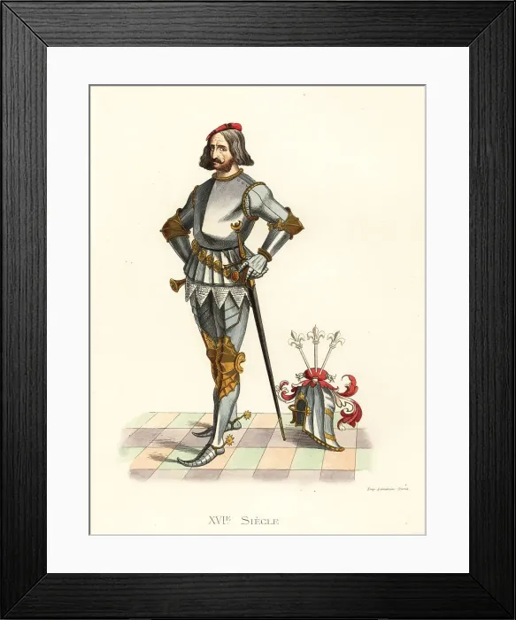 Framed Print : Patrician of Nuremberg in armour, 16th century Framed Print : Patrician of Nuremberg in armour, 16th century