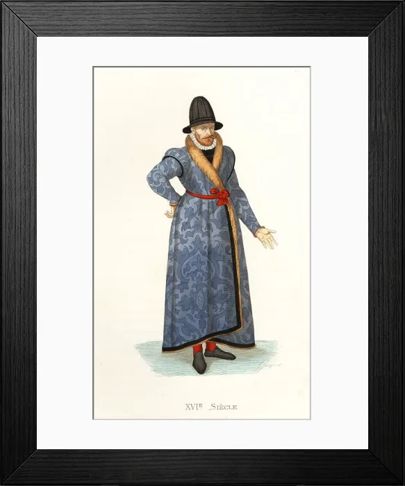 Framed Print : English nobleman, 16th century Framed Print : English nobleman, 16th century