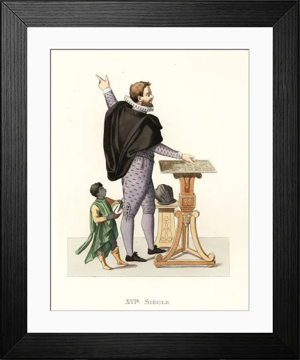 Framed Print : Portrait of Magino Gabrielli, Jewish inventor, Venice, 16th cent Framed Print : Portrait of Magino Gabrielli, Jewish inventor, Venice, 16th cent