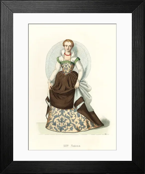 Framed Print : Noble lady of Venice, 16th century Framed Print : Noble lady of Venice, 16th century