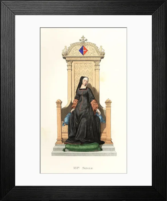 Framed Print : Louise of Savoy, Duchess of Auvergne Framed Print : Louise of Savoy, Duchess of Auvergne