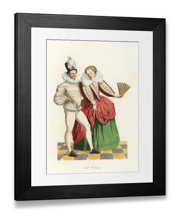 Framed Print : Dancers at the court of King Henry III of France, 16th century Framed Print : Dancers at the court of King Henry III of France, 16th century