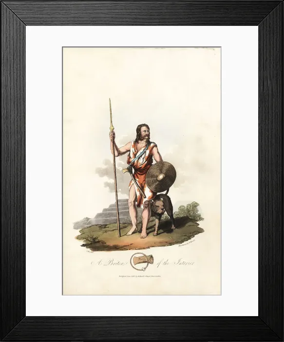 Framed Print : A Briton from the pre-Roman era Framed Print : A Briton from the pre-Roman era