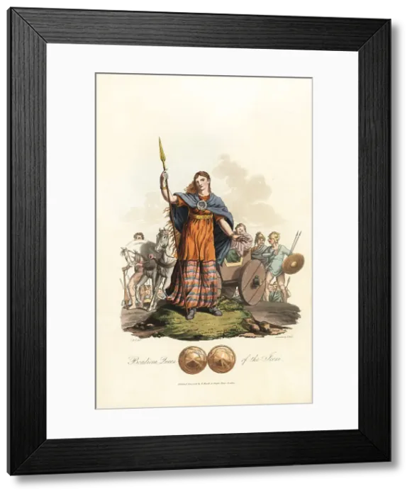 Framed Print : Boadicea Queen of the Iceni, Roman era Framed Print : Boadicea Queen of the Iceni, Roman era