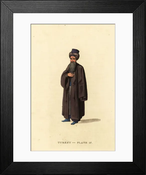 Framed Print : Costume of a Jew in Constantinople Framed Print : Costume of a Jew in Constantinople