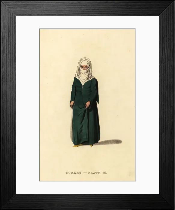 Framed Print : Turkish woman of Constantinople Framed Print : Turkish woman of Constantinople