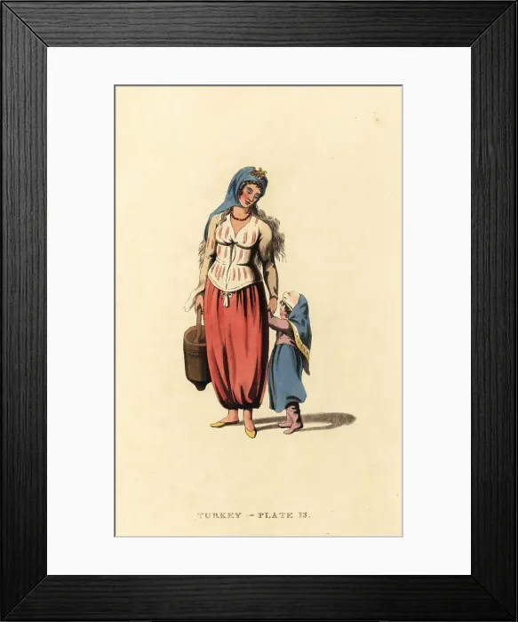 Framed Print : Greek woman of Marmara Island Framed Print : Greek woman of Marmara Island