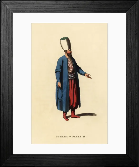 Framed Print : Officer of the Janissaries Framed Print : Officer of the Janissaries