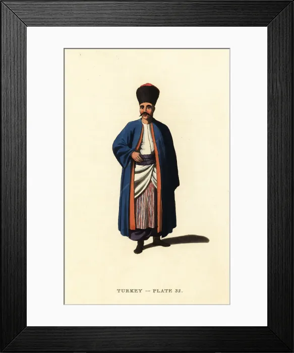 Framed Print : Armenian merchant of Pera, Constantinople