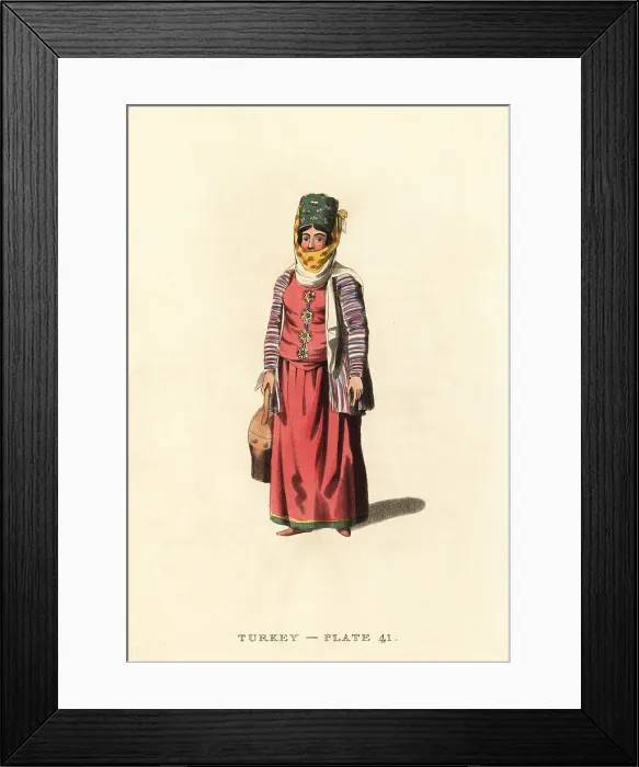 Framed Print : Woman of the Island of Simia, Ottoman Empire Framed Print : Woman of the Island of Simia, Ottoman Empire