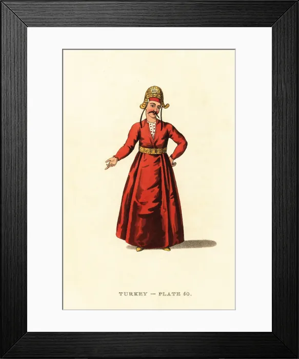 Framed Print : Ichlogan or Page to the Sultan, Ottoman Empire Framed Print : Ichlogan or Page to the Sultan, Ottoman Empire