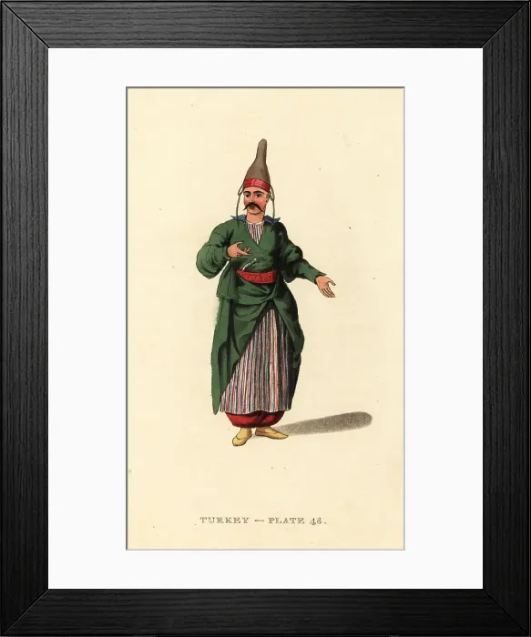 Framed Print : Costume of the confectioner to the Sultan's Palace Framed Print : Costume of the confectioner to the Sultan's Palace