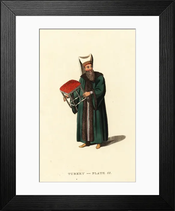 Framed Print : Stool bearer to the Grand Signior, Sultan of the Ottoman Empire Framed Print : Stool bearer to the Grand Signior, Sultan of the Ottoman Empire