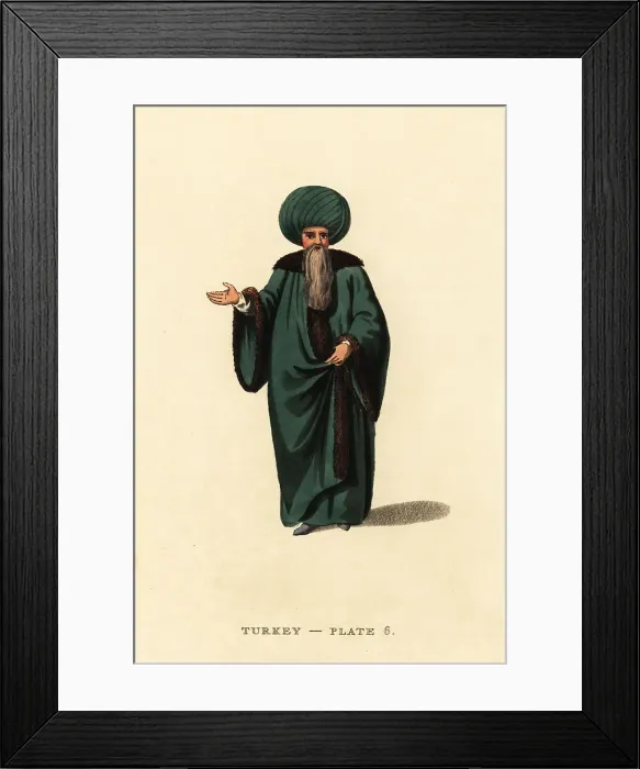Framed Print : Chief of the Ulemas or Professors of Law Framed Print : Chief of the Ulemas or Professors of Law