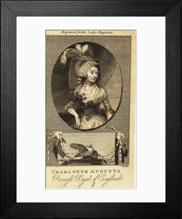 Framed Print : Charlotte Augusta, Princess Royal of England Framed Print : Charlotte Augusta, Princess Royal of England
